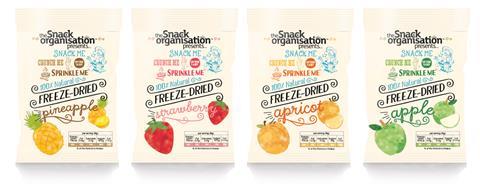 the snack organisation freeze dried fruit snack