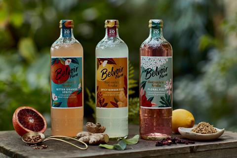 Belvoir Farms botanical sodas range