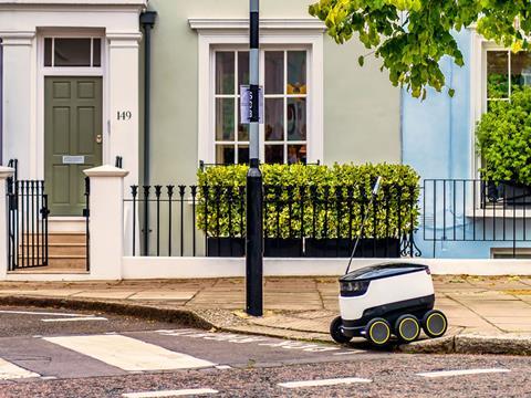 Starship Technologies robot delivery vehicle