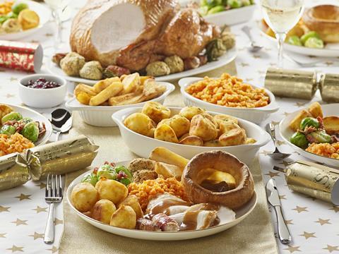 Aunt Bessie Range Christmas Roast Dinner with Turkey