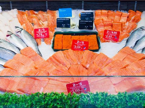 Sainsbury's Fish Counter