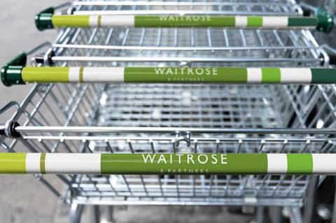 waitrose and partners trolleys