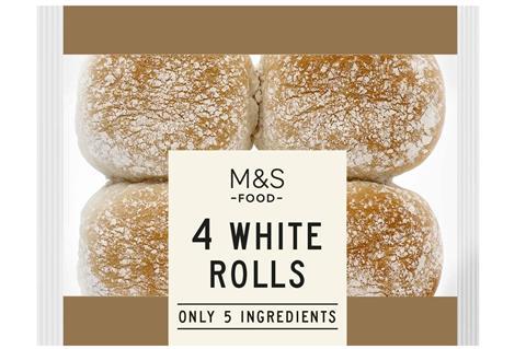 M&S only 5 ingredient rolls