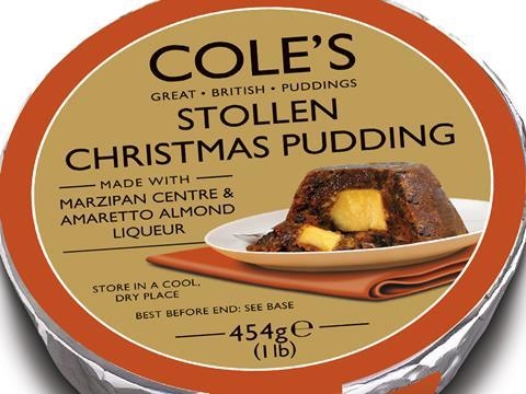 cole's stollen christmas pud