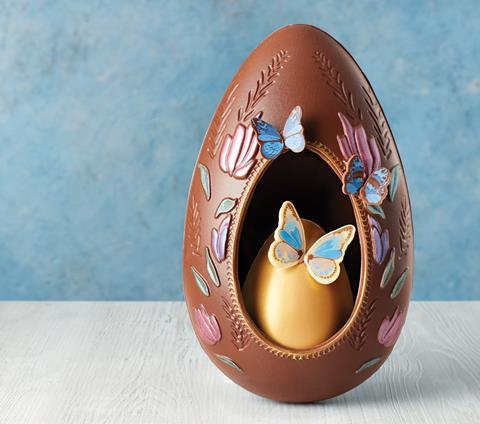 Luxury butterfly egg Aldi