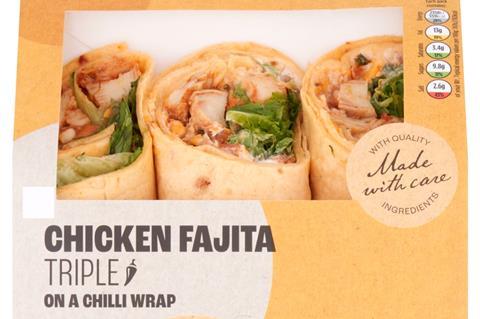 Chicken Fajita & Chilli Wrap