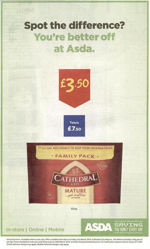 Asda press ad