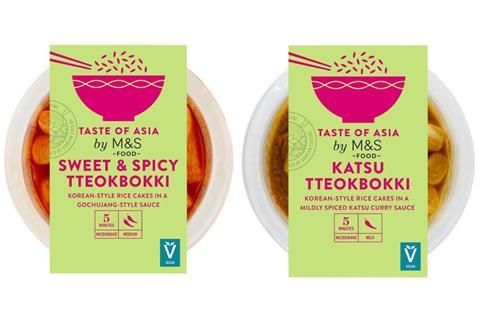 M&S tteokbokki range