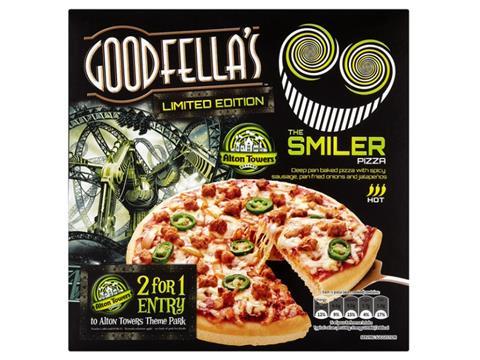Goodfellas Smiler pizza