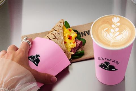 Joe & The Juice breakfast wrap