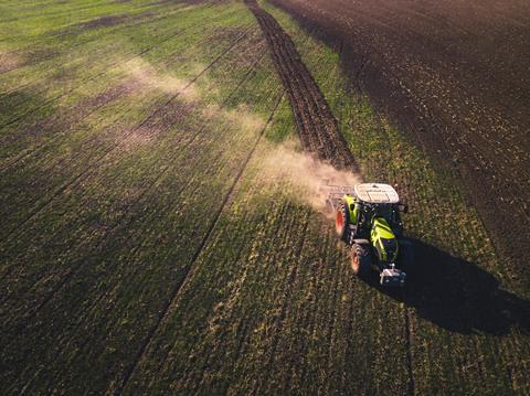 Tractor farming