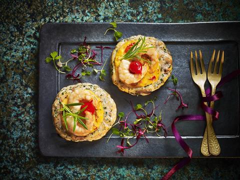  Scottish Lochmuir salmon and king prawn crowns