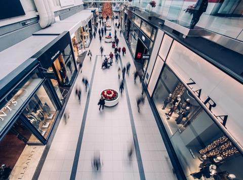 high street mall clothes shopping