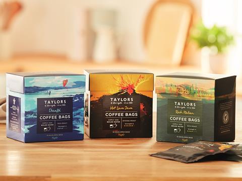 Taylors of Harrogate coffee bags range