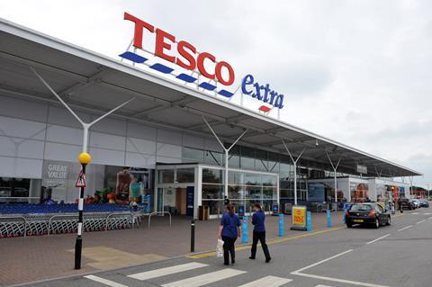 Large Tesco store