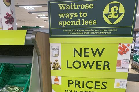 Waitrose lower prices