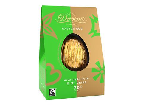Divine mint crisp Easter egg