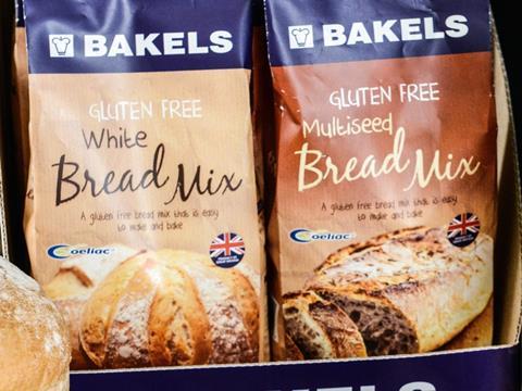 Bakels gluten free bread mix