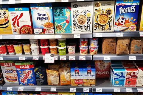 Cereals in store