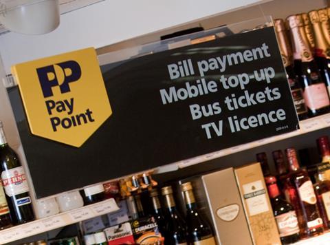 PayPoint sign