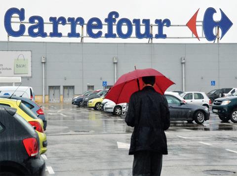 Stormy days for Carrefour