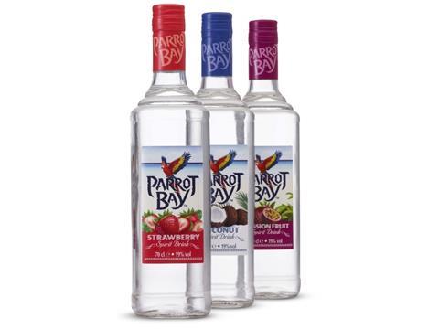 Parrot Bay spirit drinks