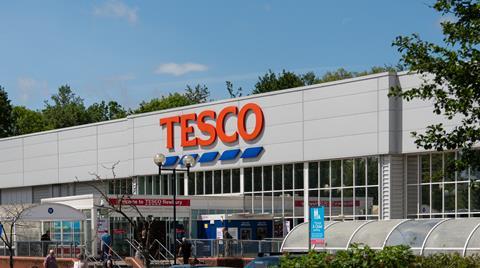 tesco store sign