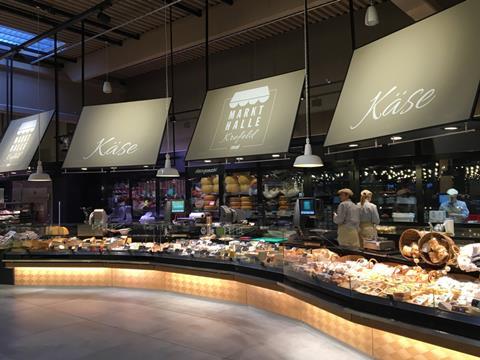 cheese counter at Markthalle Krefeld