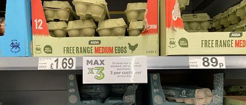 Asda eggs May 2020