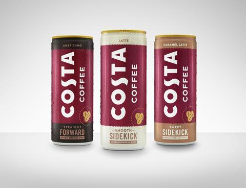 Costa RTD cans TOP LAUNCH