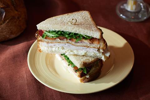 Gail's Smoked Chicken Caesar Club