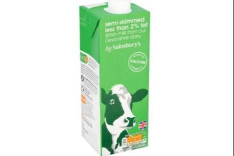 Sainsbury's UHT milk