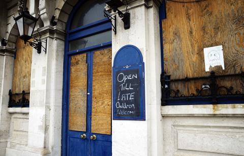 restaurant pub shut down closed