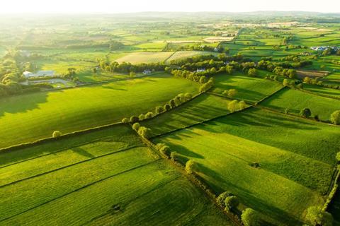 Aerial Green Fields cropped