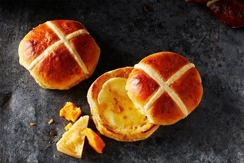 Cheese _ Caramelised Onion Hot Cross
