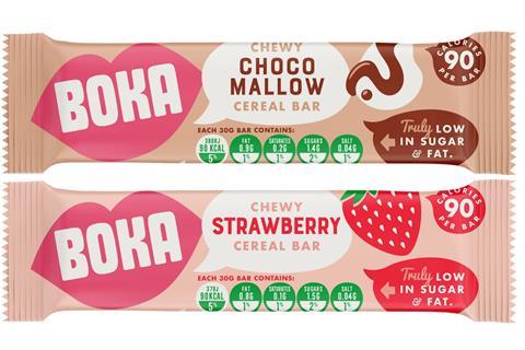 Boka rebranded snack bars