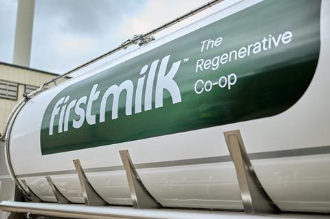 First Milk tanker new logo 1