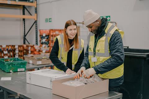 FareShare warehouse - Emily & Kristian