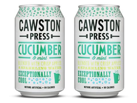 cucumber and mint cawston press