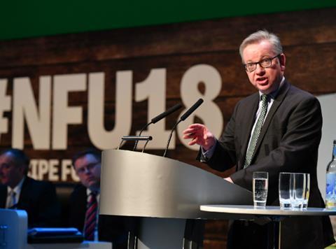 Michael Gove NFU Conference