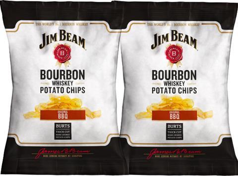 Burts Chips Jim Beam
