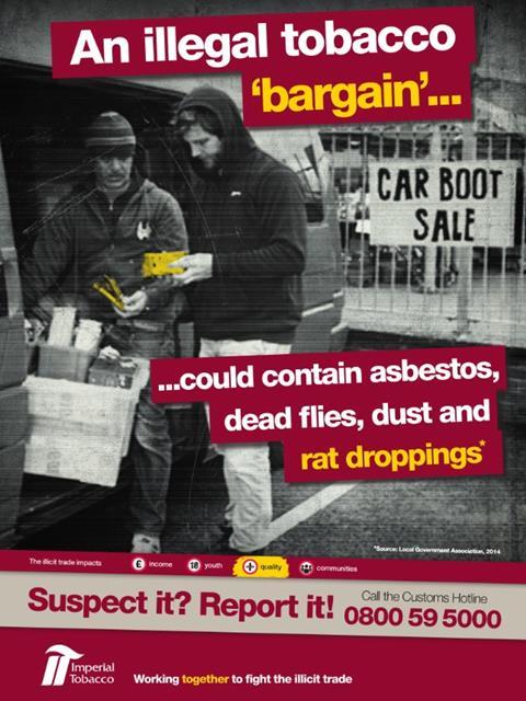imperial tobacco illicit campaign