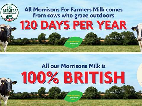 Morrisons Milk for Farmers POS
