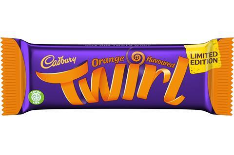 Cadbury Twirl Orange