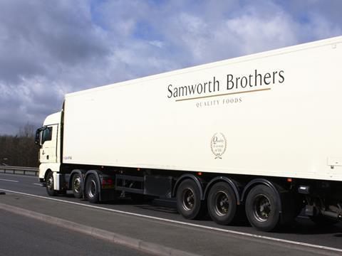 Samworth Bros lorry