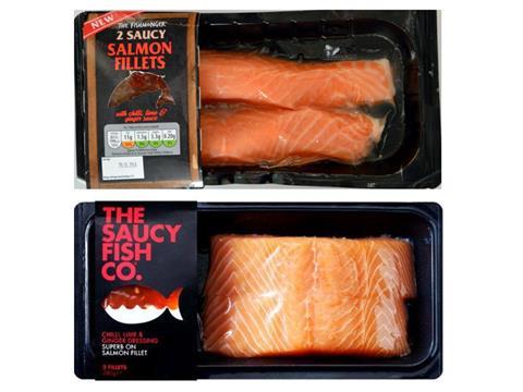 Aldi saucy salmon