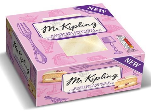 Kipling White Chocolate and Raspberry Sponge