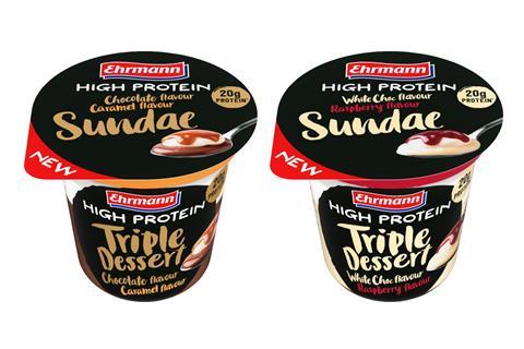 High Protein Triple Layer Sundae range