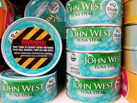 john west tuna