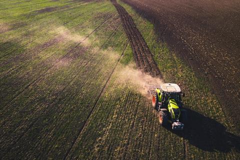 Tractor farming